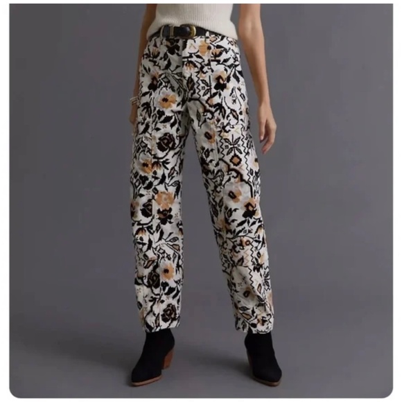 Anthropologie Barrel Corduroy cargo Pants - Picture 1 of 8